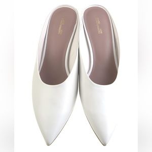 NEW Diane von Furstenberg leather mules slides 36.5